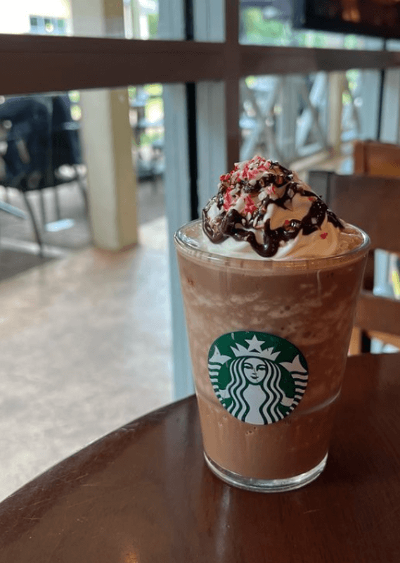 peppermint mocha frap starbucks drinks