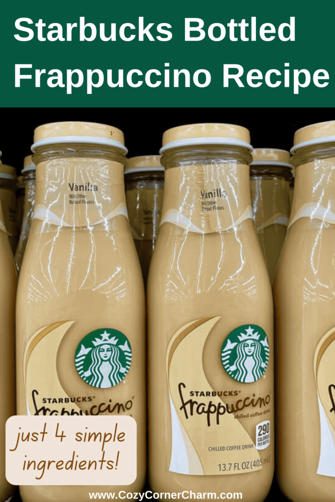 Starbucks Frappuccino Chilled Coffee Drink Recipe