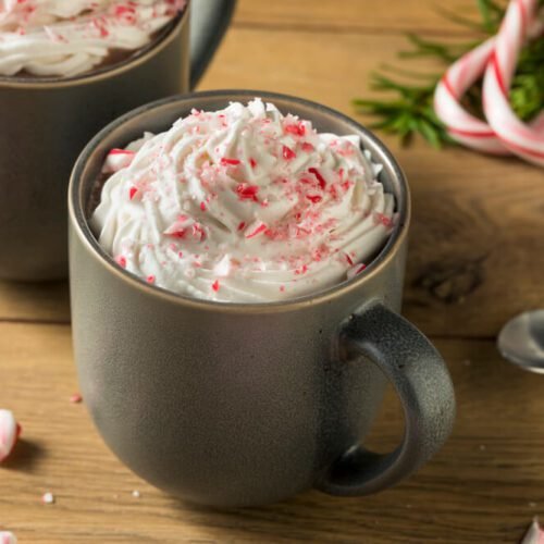 how to order a peppermint mocha at Starbucks