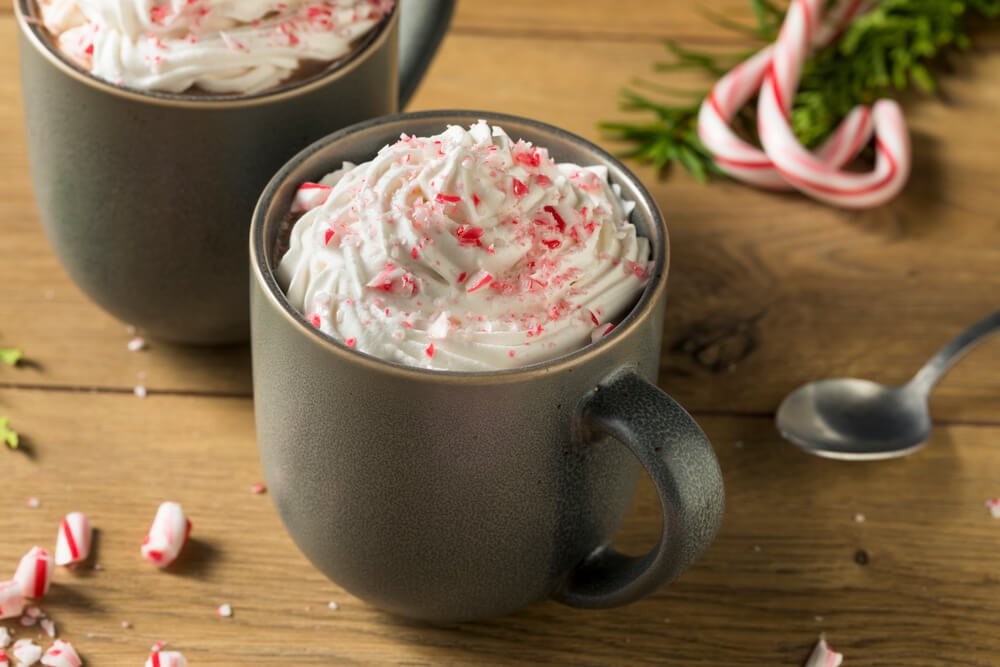 how to order a peppermint mocha at Starbucks