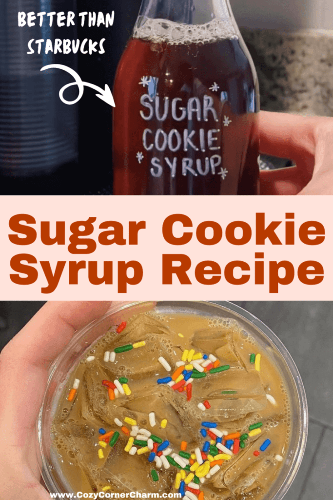 sugar cookie syrup recipe