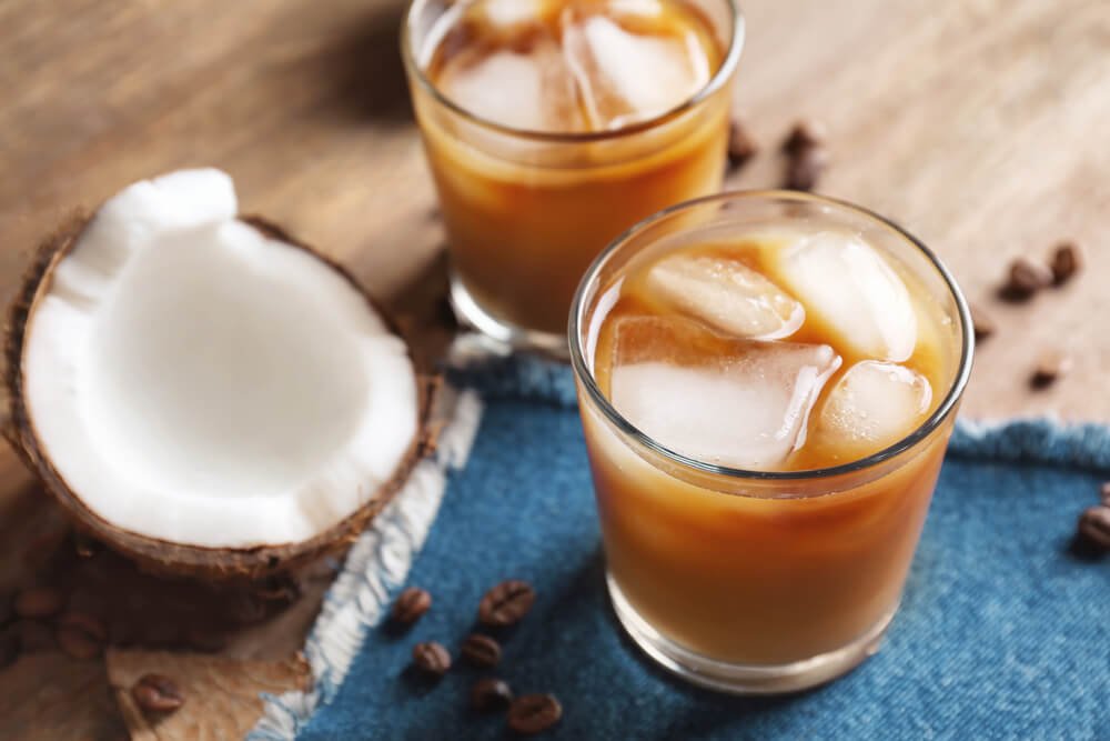 coconut summer iced coffee