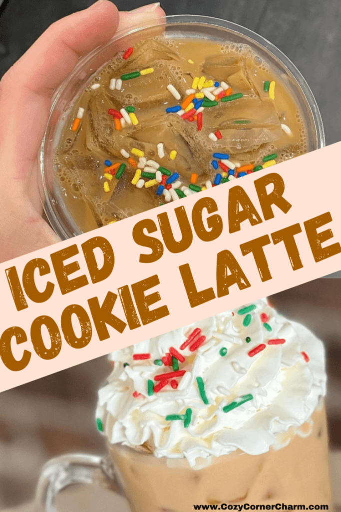 iced sugar cookie latte recipe