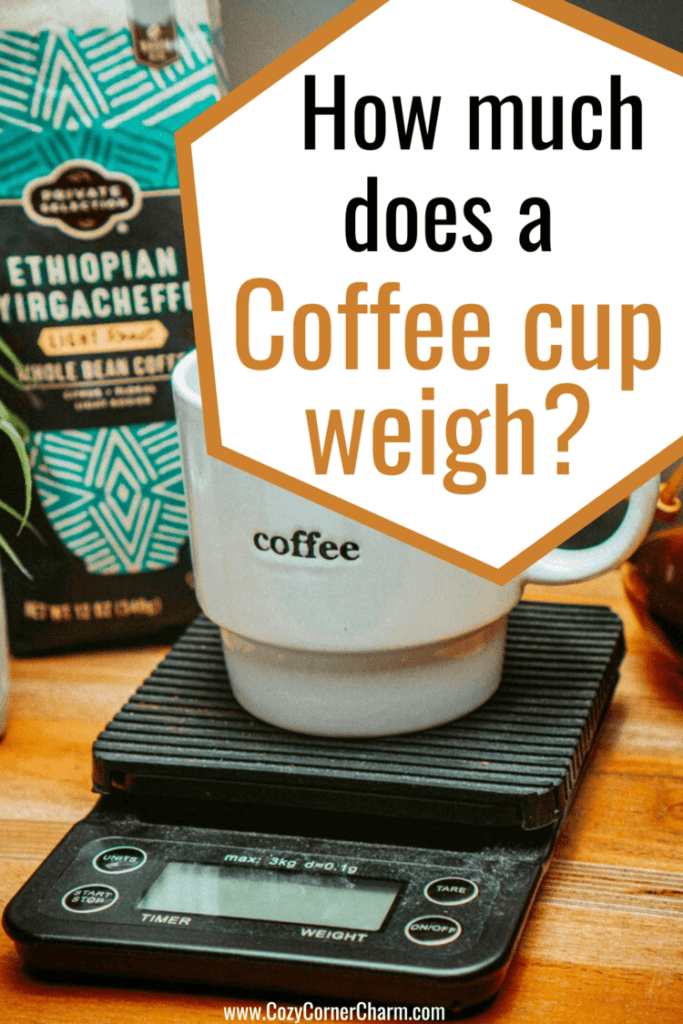 how much does a coffee cup weigh