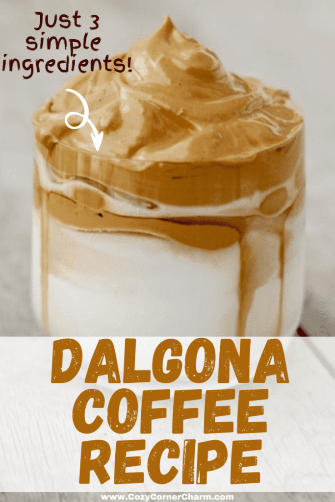 Dalgona coffee recipe