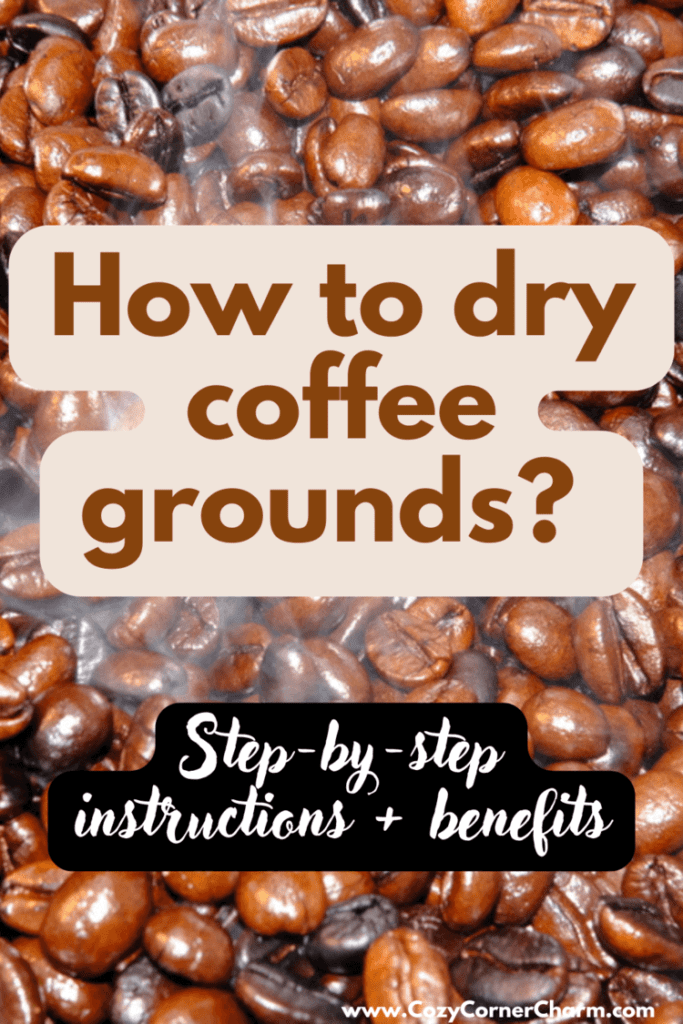 how to dry coffee grounds