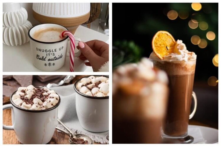 Christmas coffee drinks