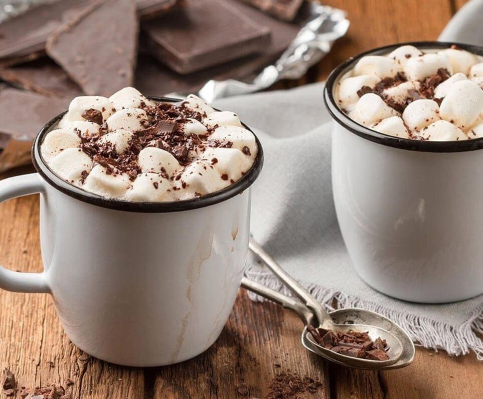 hazelnut Christmas coffee drink