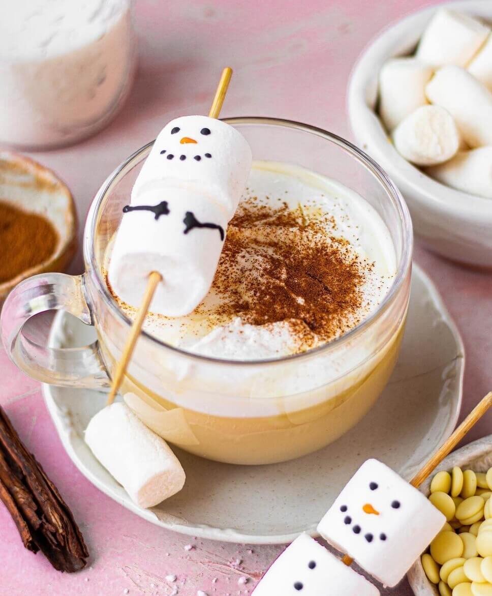 spiced mocha winter coffee drinks