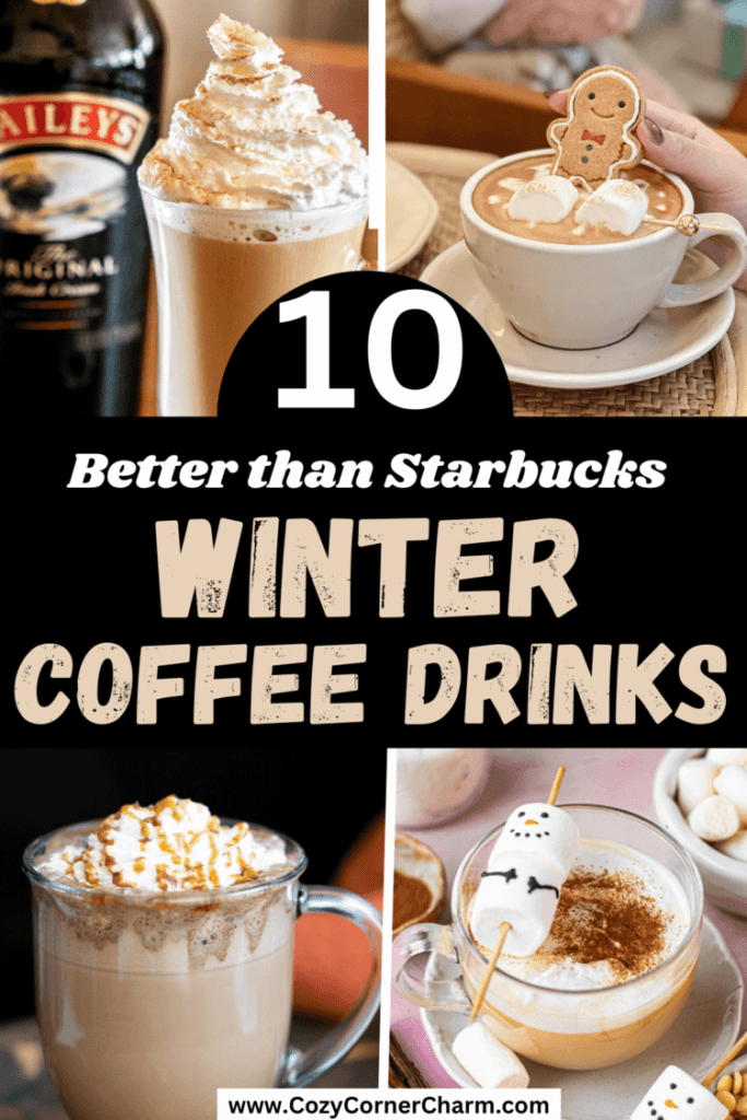 winter coffee drinks