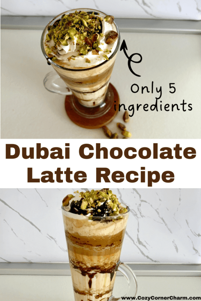 Dubai Chocolate latte recipe