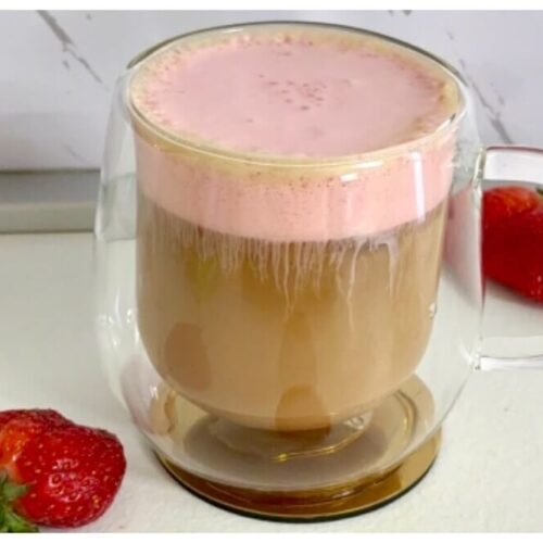 Strawberry cold foam iced coffee recipe