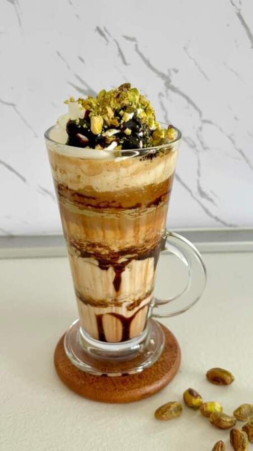 Dubai chocolate latte