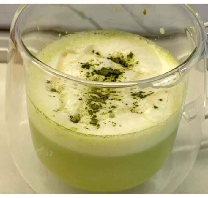 Honey Matcha Latte Recipe (Warm + Cozy + Naturally Sweetened)