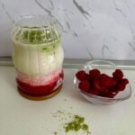 iced raspberry matcha latte recipe