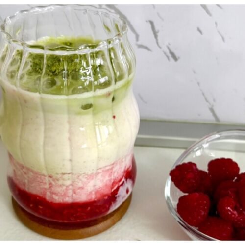 raspberry matcha latte recipe