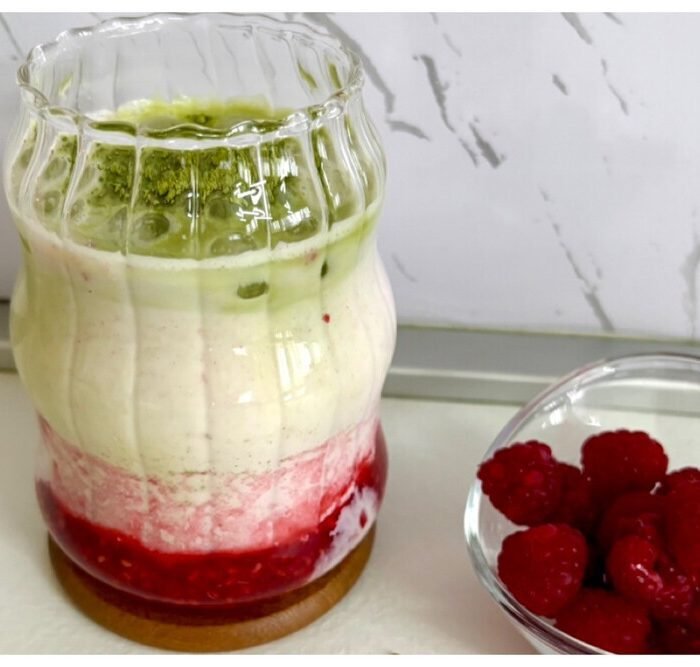 Iced Raspberry Matcha Latte Recipe