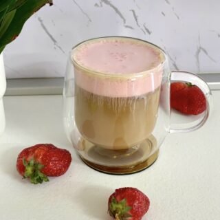 Strawberry cold foam iced coffee recipe