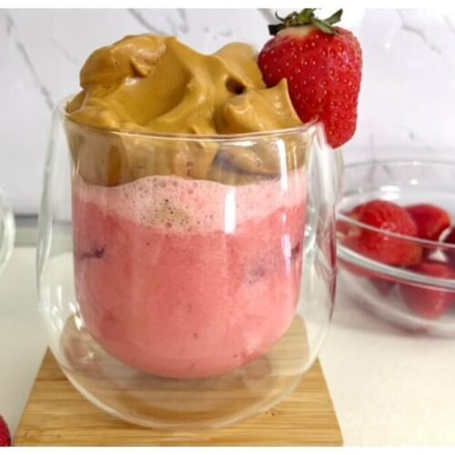 strawberry dalgona coffee recipe