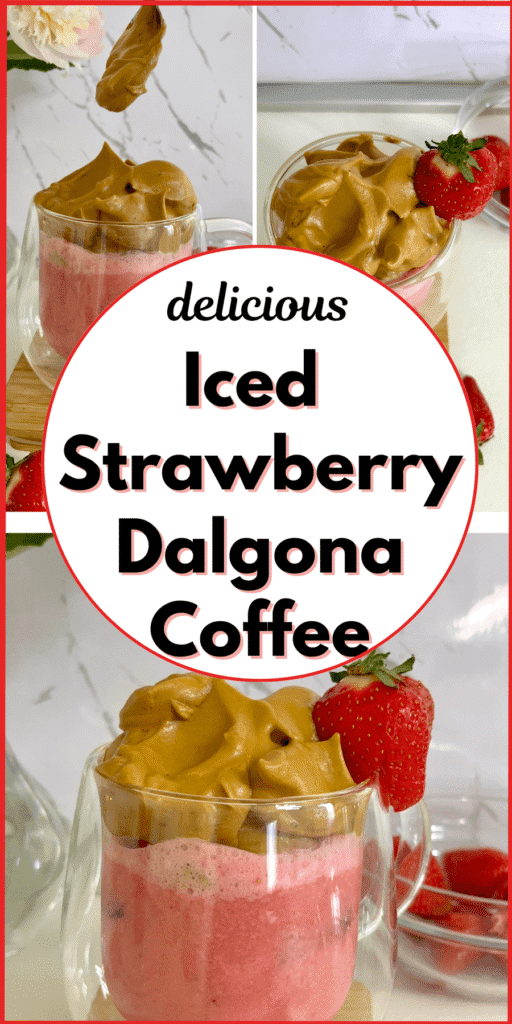 strawberry dalgona coffee recipe