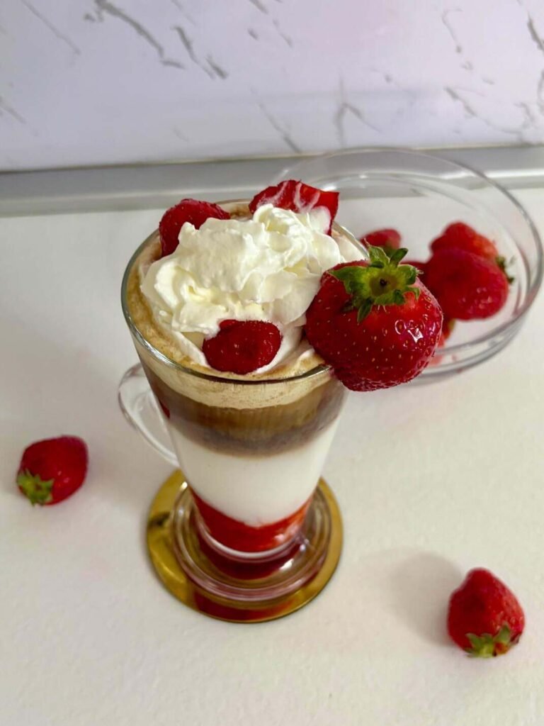 Strawberry latte recipe