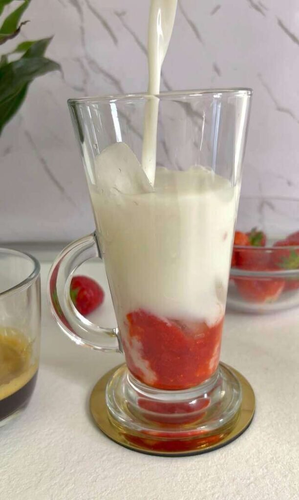 strawberry latte recipe