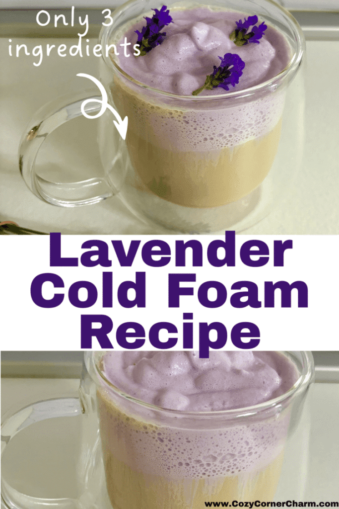 Lavender cold foam recipe