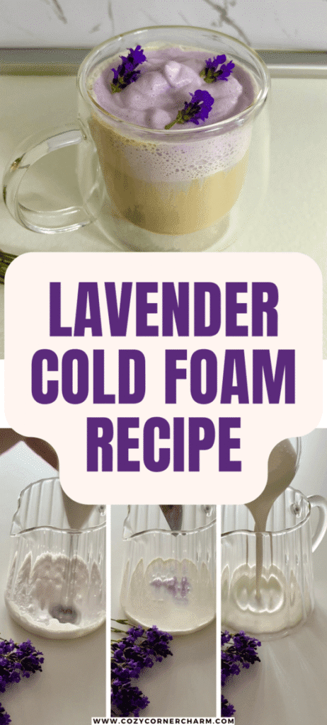 Lavender cold foam recipe