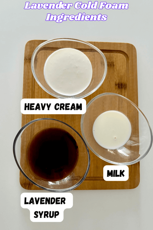 Lavender cold foam recipe