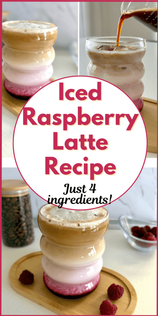 iced raspberry latte recipe