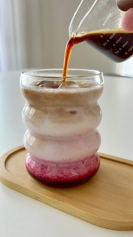 iced raspberry latte recipe