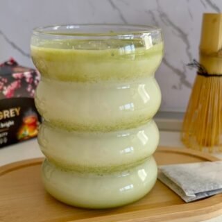 iced Earl grey matcha latte