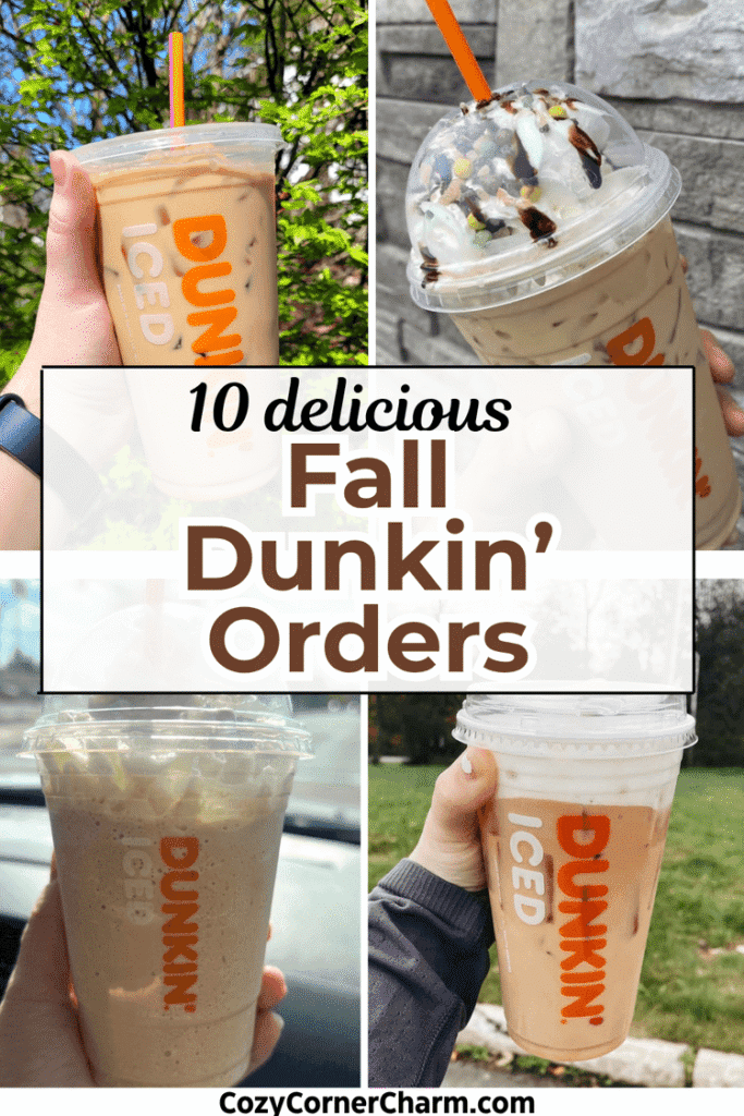 fall dunkin drinks