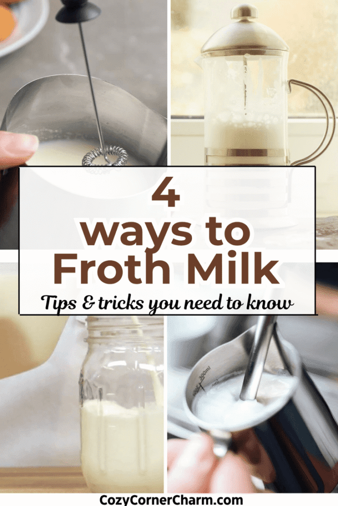 how to froth milk