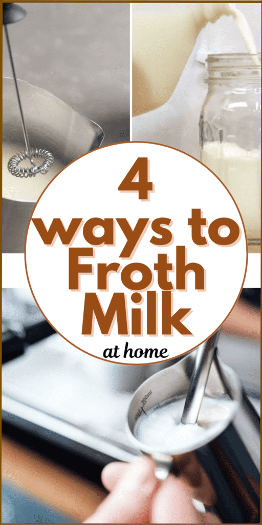 how to froth milk