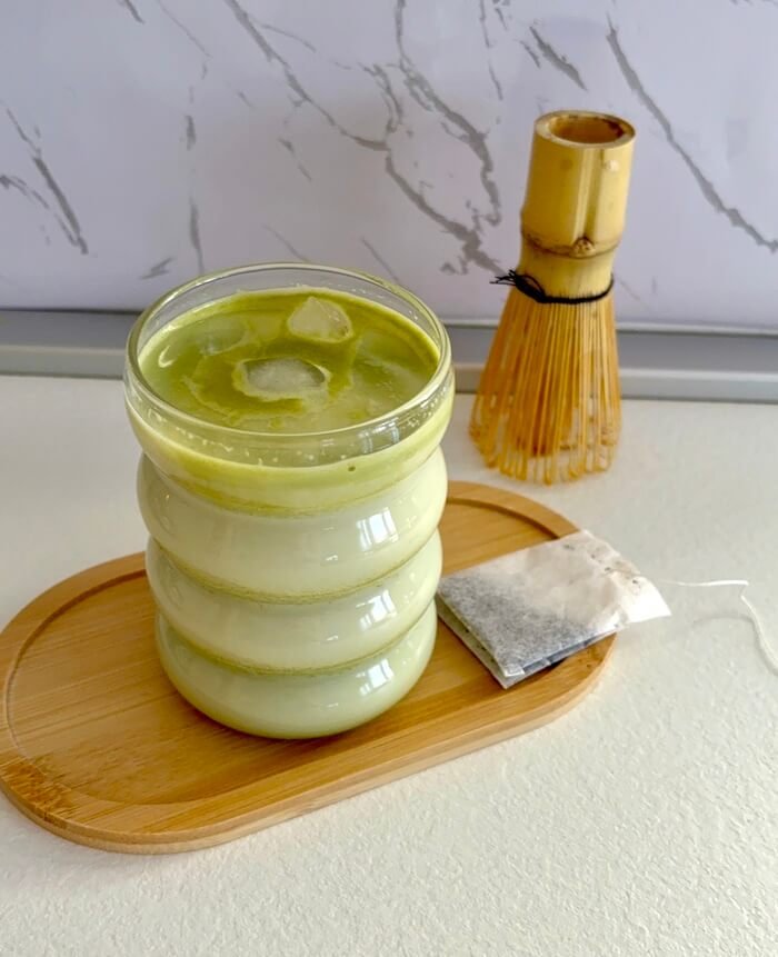 Earl grey matcha latte