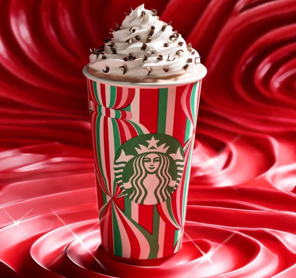 starbucks low-calorie holiday drinks 