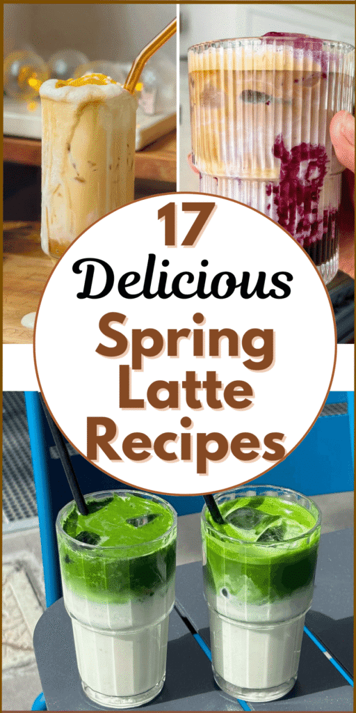 spring latte recipes