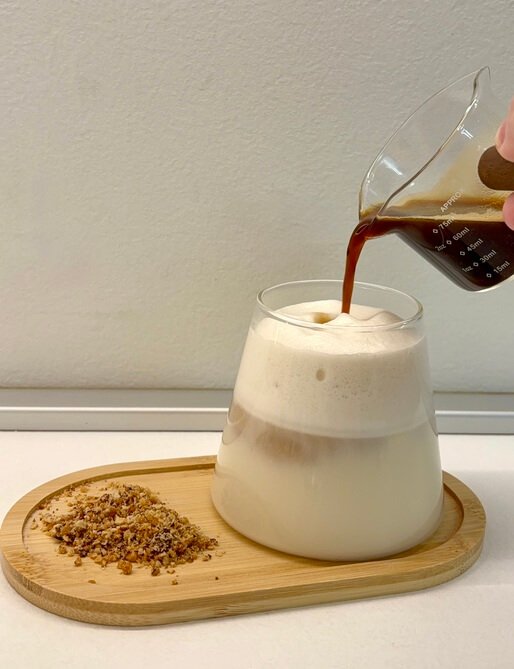 hazelnut latte recipe