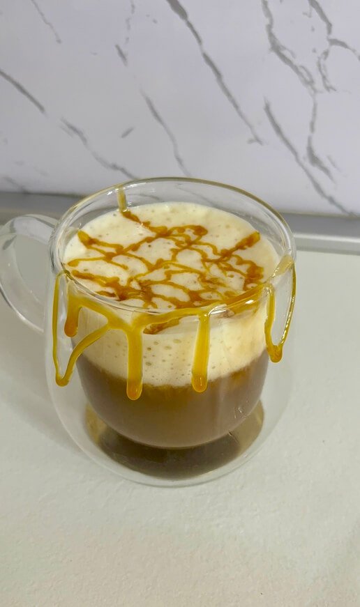 salted caramel cold foam