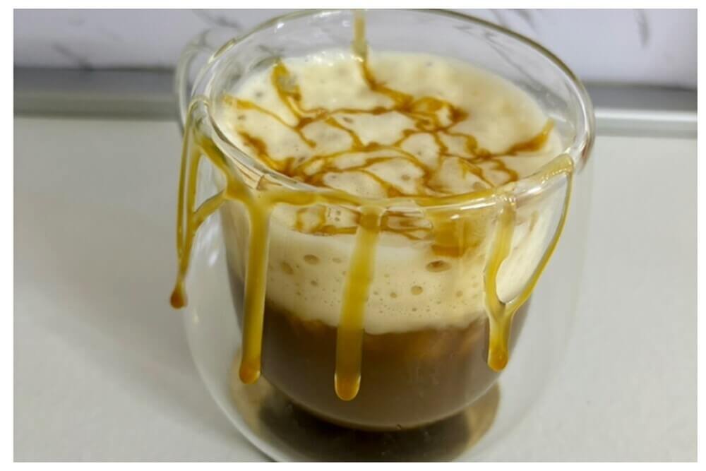 salted caramel cold foam