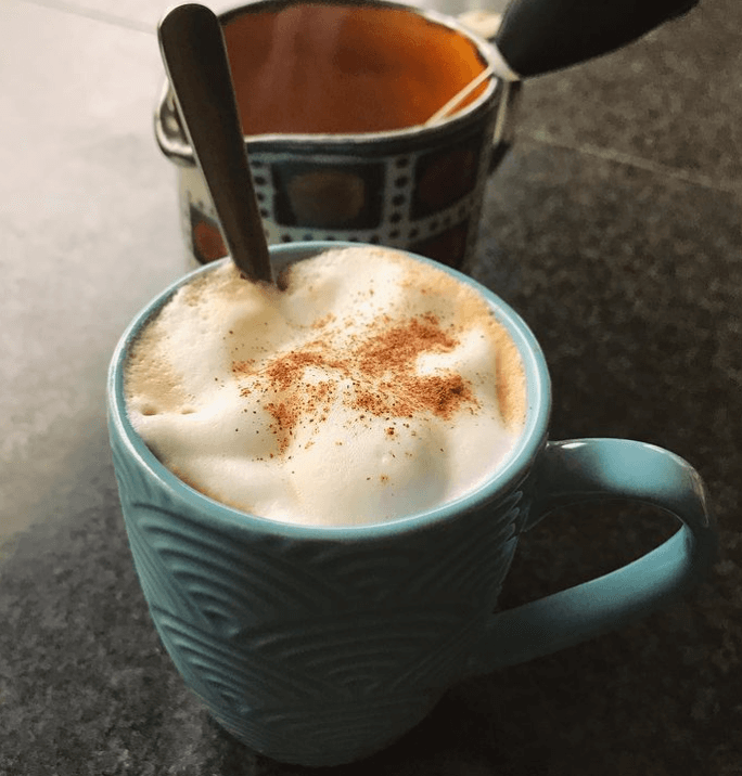 Homemade Nespresso cappuccino recipe