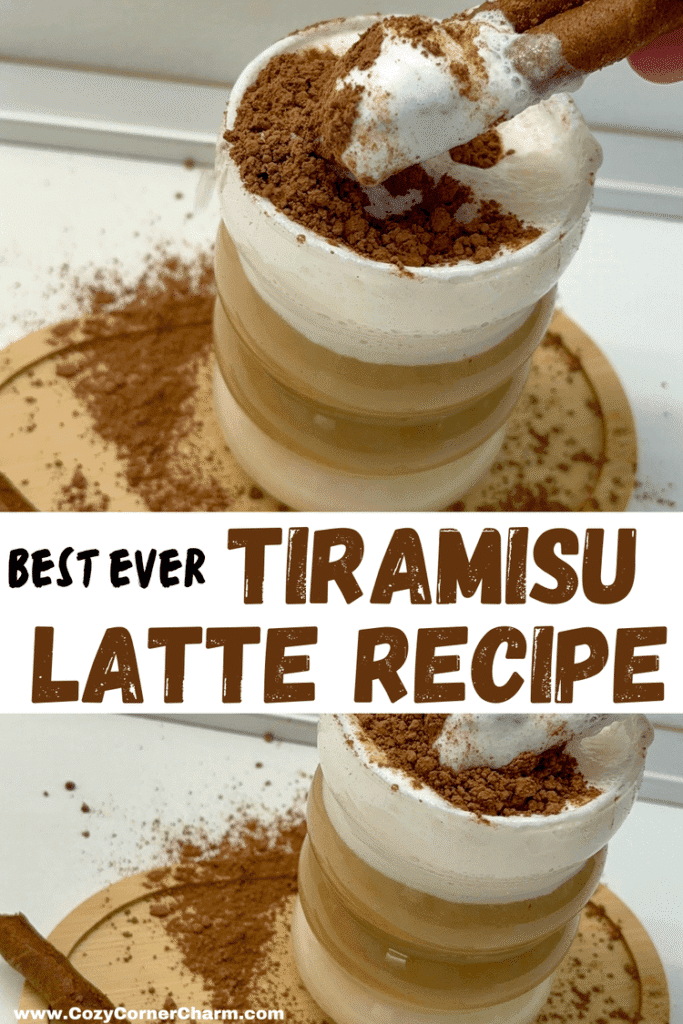Tiramisu latte recipe