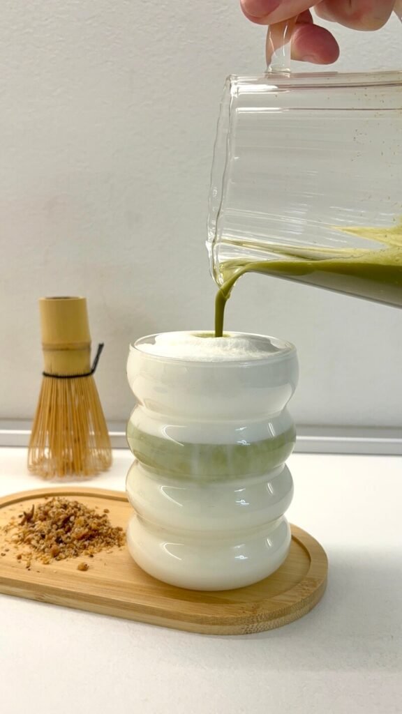 hazelnut matcha latte recipe 
