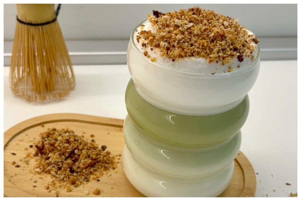 hazelnut matcha latte recipe