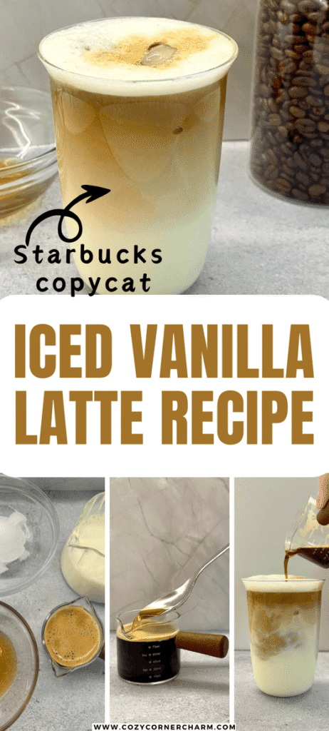 starbucks iced vanilla latte recipe