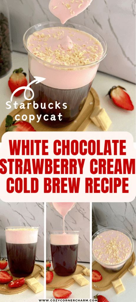 White Chocolate Strawberry Cream Cold Brew recipe