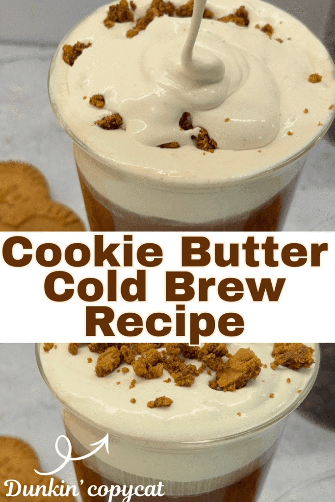 Cookie butter cold brew dunkin copycat 