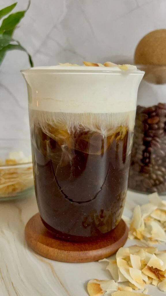 Toasted Coconut Cream Cold Brew Recipe starbucks copycat