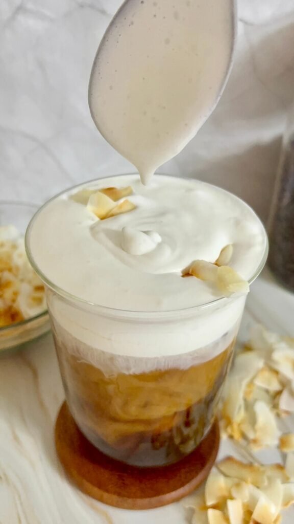 Toasted Coconut Cream Cold Brew Recipe Starbucks copycat